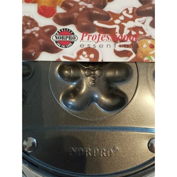Gingerbread Cookie Molded pan Norpro Gingerbread nonstick - Picture 6 of 6